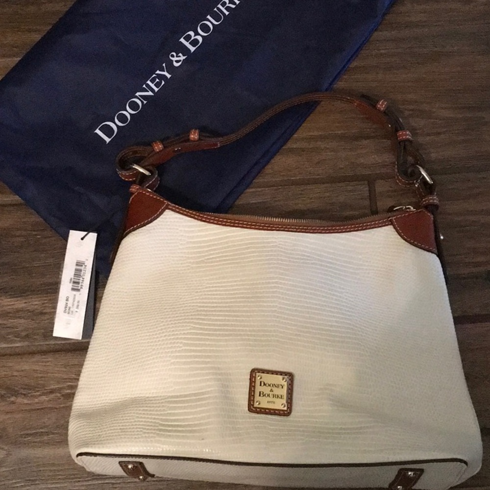 Dooney & Bourke Bone and Brown Women's Bag. NWT